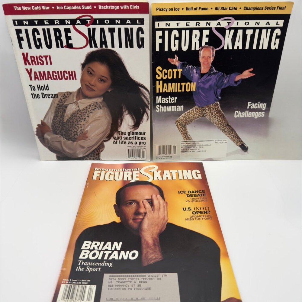 International Figure Skating Magazines Lot 1997-98 Hamilton Yamaguchi Boitano
